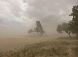 wind and dust