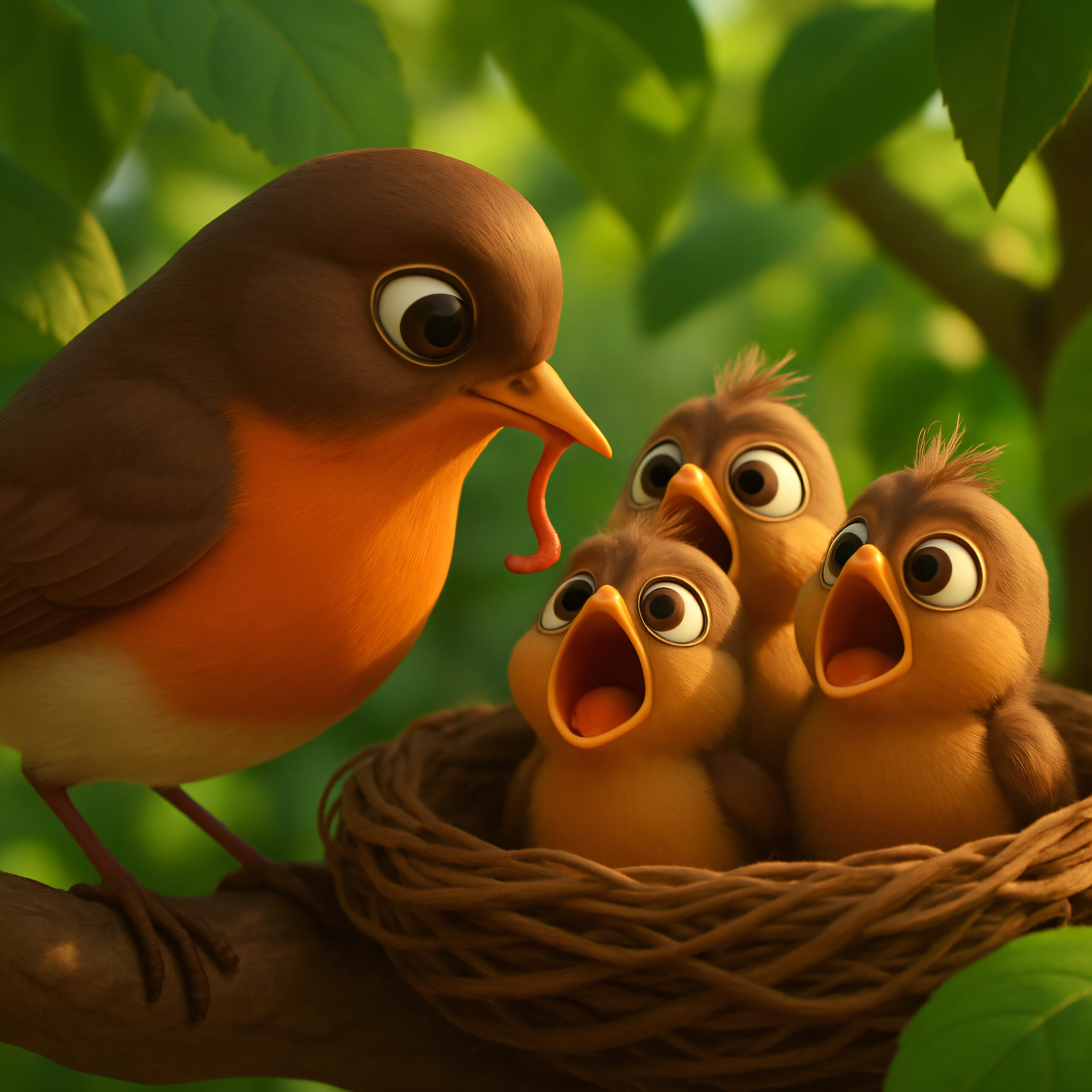 Mrs. Robin Loves Being a Mother