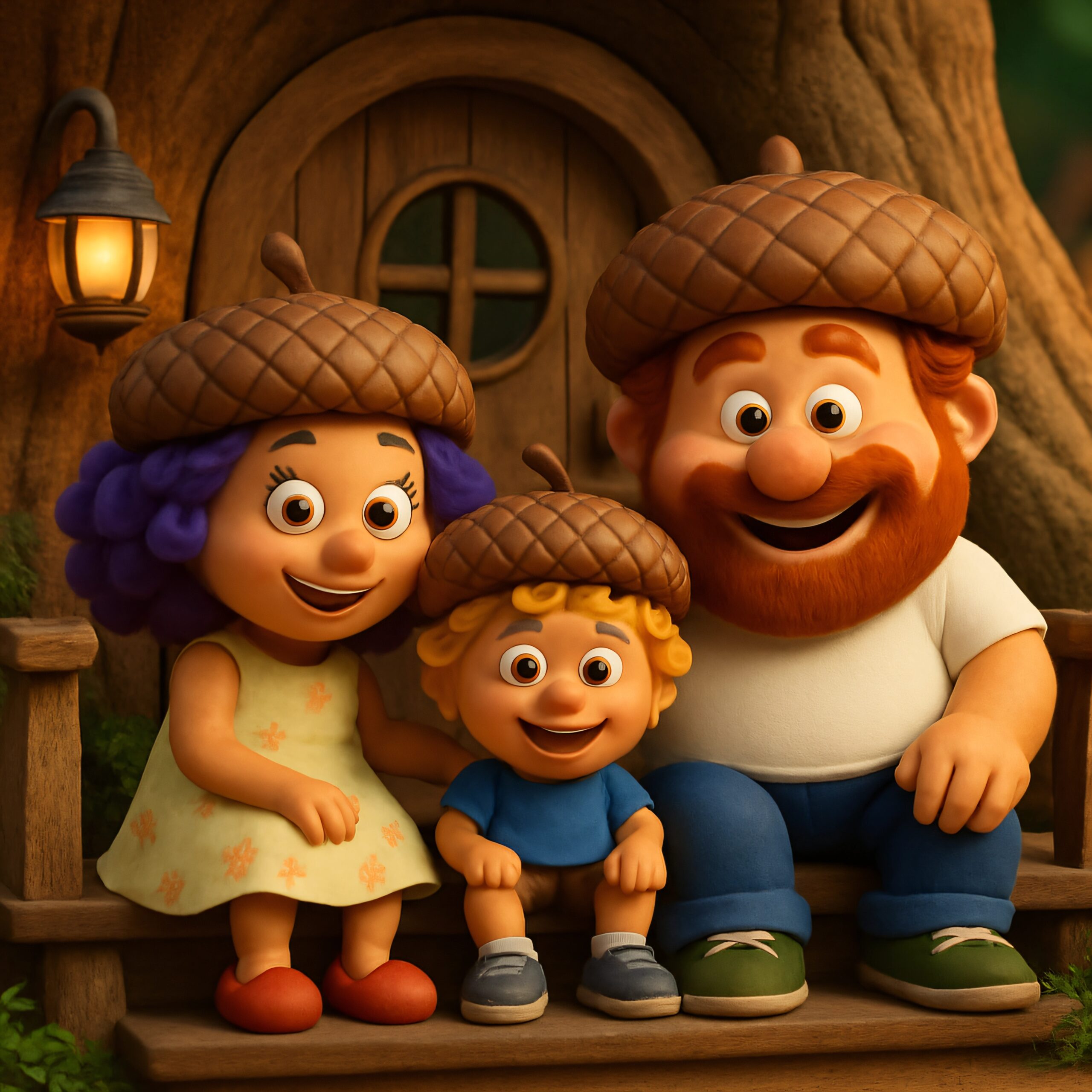 The Acorn Family and Little Crow