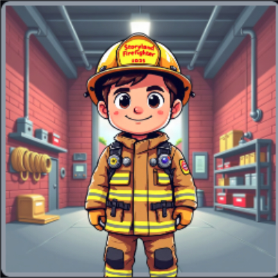 Fred the Firefighter Visits Storycraft