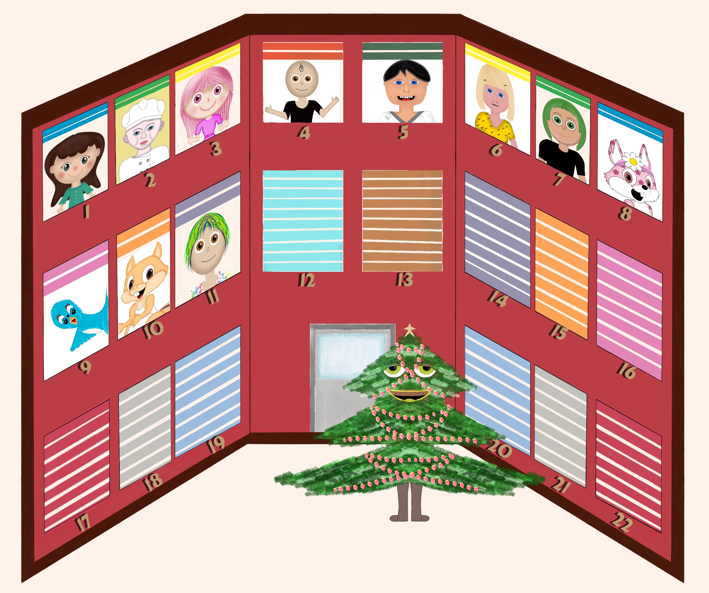 Christmas Building 2024 – Apartment 11 – Colour Kid