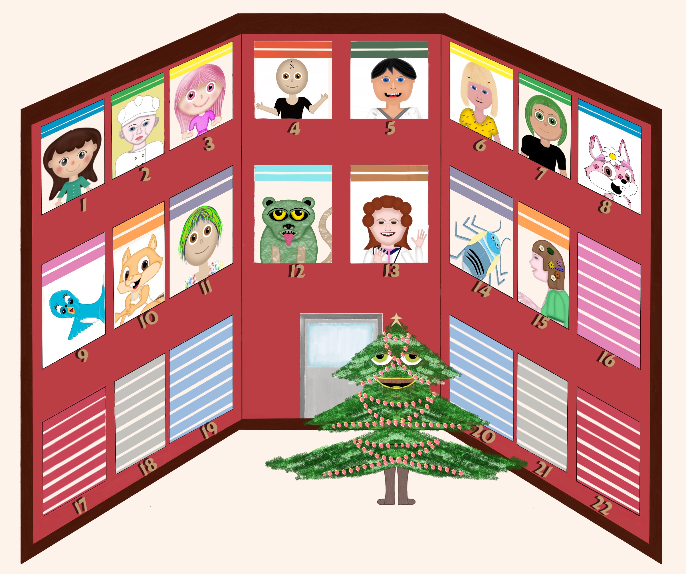 Christmas Building 2024 – Apartment 15 – Franny Granny