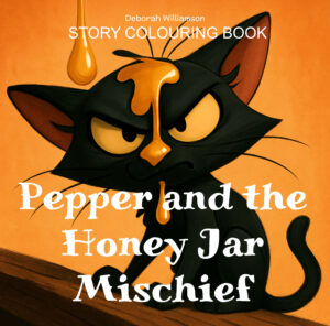 Pepper and the Honey Jar Mischief Story Colouring Book