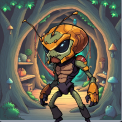 George the Masked Hunter Bug Visits Storycraft