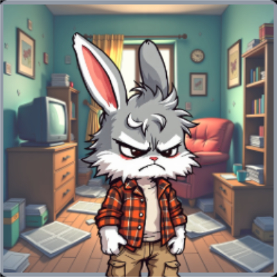Cranky Bunny Visits Storycraft